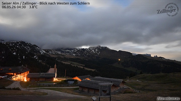 Archiv Foto Webcam Almgasthof Zallinger (Dolomiten)
