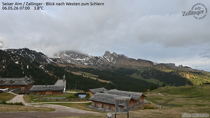 Archiv Foto Webcam Almgasthof Zallinger (Dolomiten)