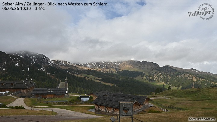Archiv Foto Webcam Almgasthof Zallinger (Dolomiten)