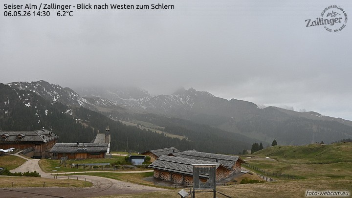 Archiv Foto Webcam Almgasthof Zallinger (Dolomiten)