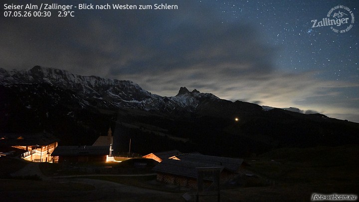 Archiv Foto Webcam Almgasthof Zallinger (Dolomiten)