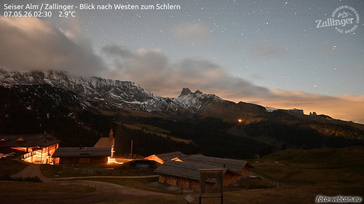 Archiv Foto Webcam Almgasthof Zallinger (Dolomiten)