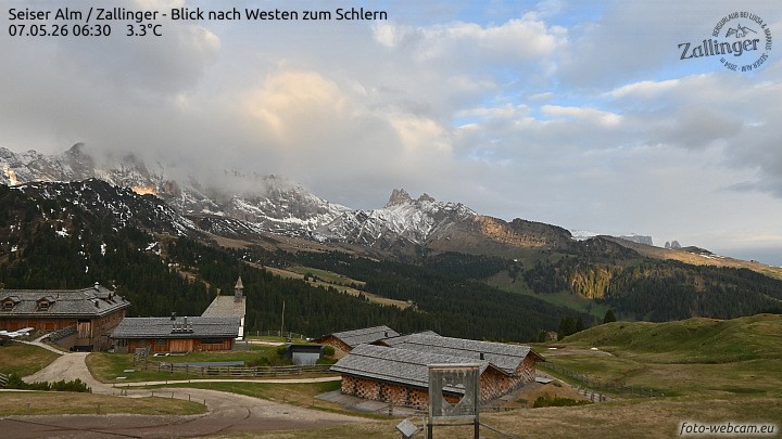 Archiv Foto Webcam Almgasthof Zallinger (Dolomiten)