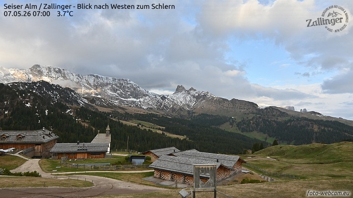 Archiv Foto Webcam Almgasthof Zallinger (Dolomiten)