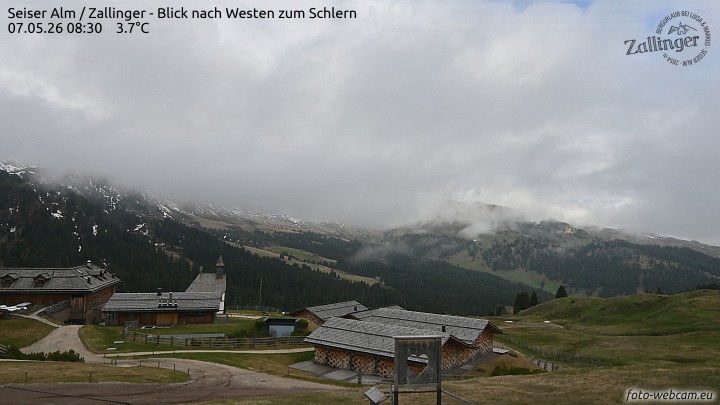Archiv Foto Webcam Almgasthof Zallinger (Dolomiten)