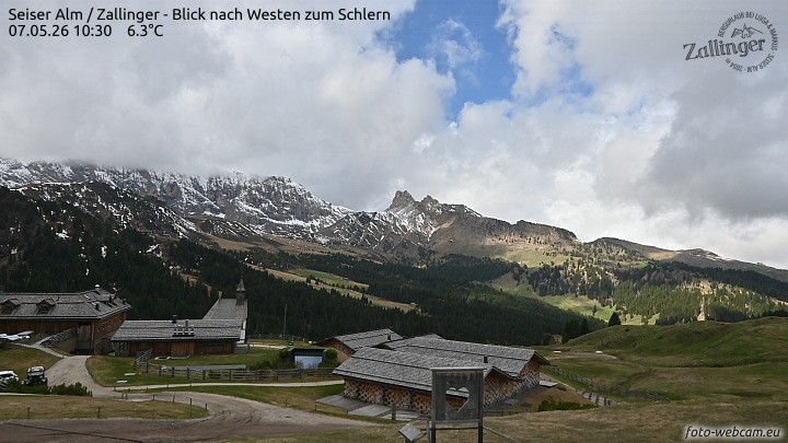 Archiv Foto Webcam Almgasthof Zallinger (Dolomiten)