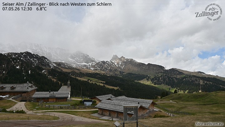 Archiv Foto Webcam Almgasthof Zallinger (Dolomiten)