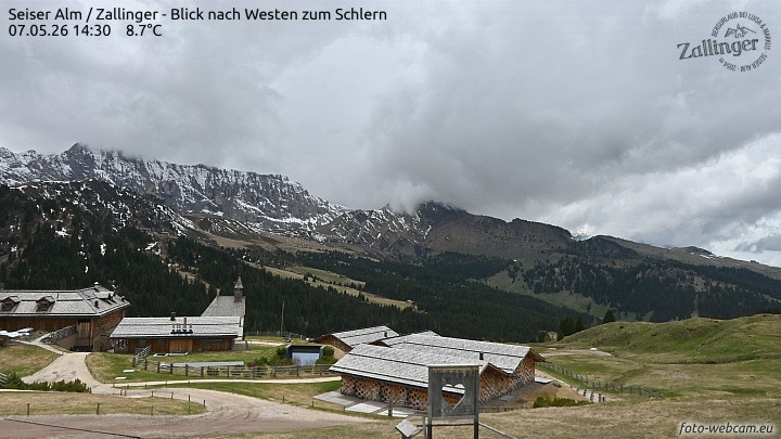 Archiv Foto Webcam Almgasthof Zallinger (Dolomiten)