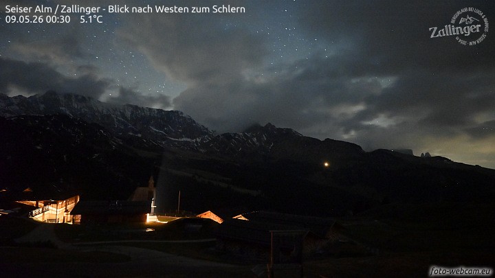 Archiv Foto Webcam Almgasthof Zallinger (Dolomiten)
