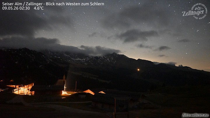 Archiv Foto Webcam Almgasthof Zallinger (Dolomiten)
