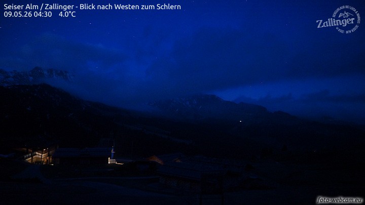 Archiv Foto Webcam Almgasthof Zallinger (Dolomiten)
