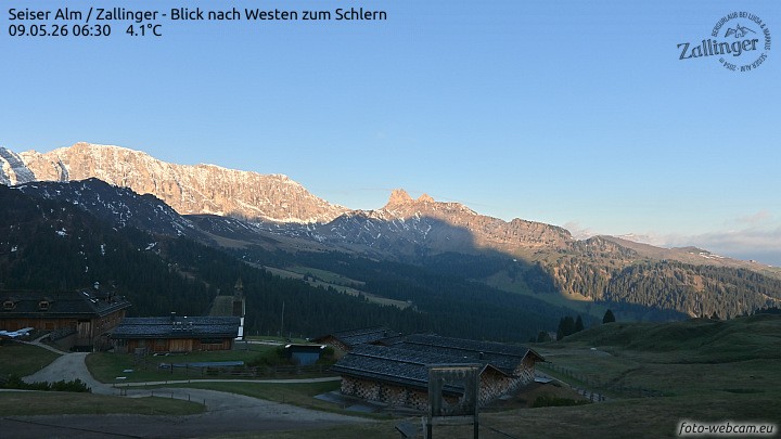 Archiv Foto Webcam Almgasthof Zallinger (Dolomiten)