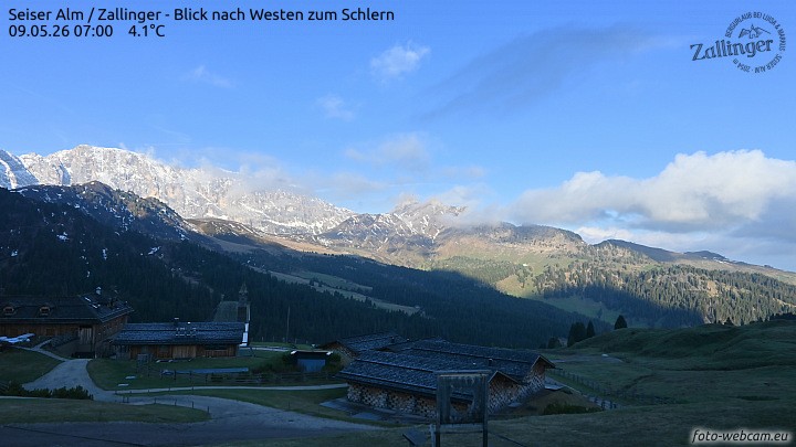 Archiv Foto Webcam Almgasthof Zallinger (Dolomiten)