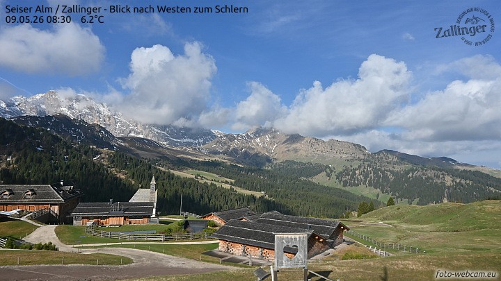 Archiv Foto Webcam Almgasthof Zallinger (Dolomiten)