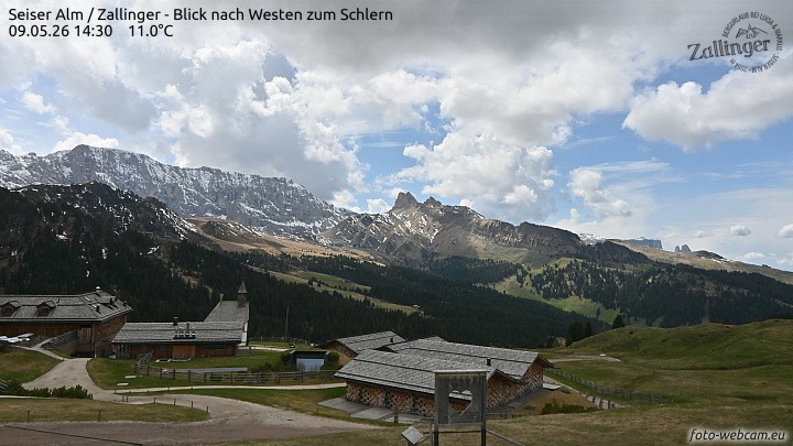Archiv Foto Webcam Almgasthof Zallinger (Dolomiten)
