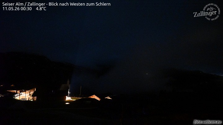 Archiv Foto Webcam Almgasthof Zallinger (Dolomiten)