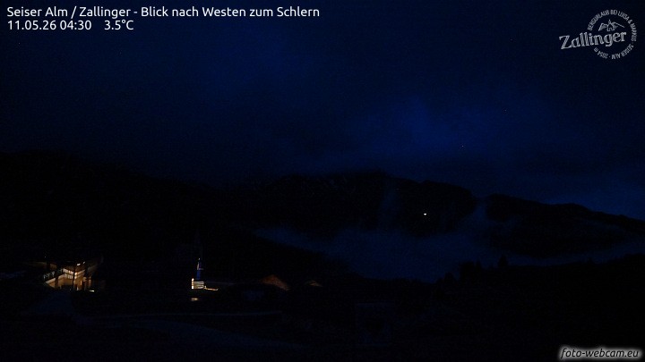 Archiv Foto Webcam Almgasthof Zallinger (Dolomiten)