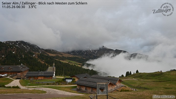 Archiv Foto Webcam Almgasthof Zallinger (Dolomiten)
