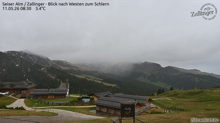 Archiv Foto Webcam Almgasthof Zallinger (Dolomiten)