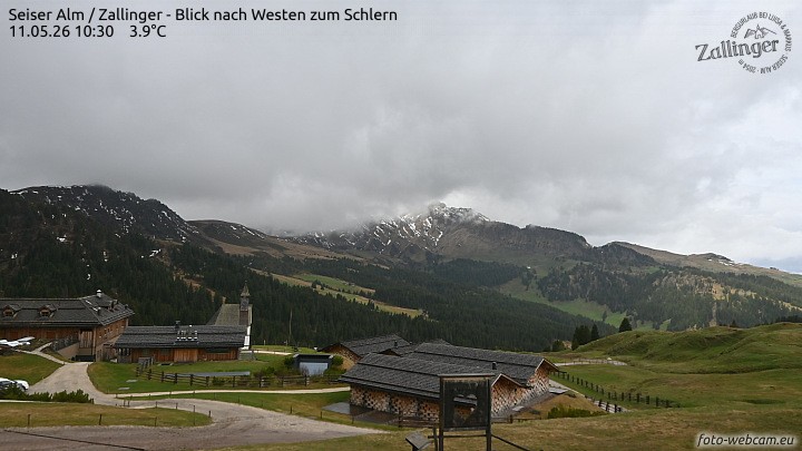 Archiv Foto Webcam Almgasthof Zallinger (Dolomiten)