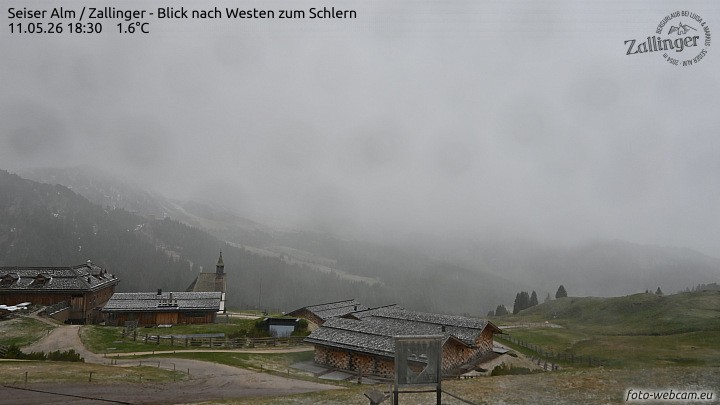 Archiv Foto Webcam Almgasthof Zallinger (Dolomiten)