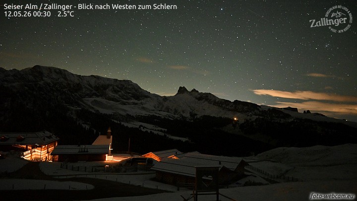 Archiv Foto Webcam Almgasthof Zallinger (Dolomiten)