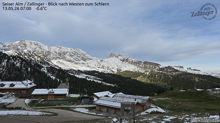 Archiv Foto Webcam Almgasthof Zallinger (Dolomiten)