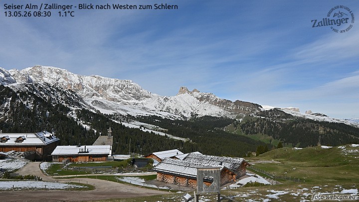 Archiv Foto Webcam Almgasthof Zallinger (Dolomiten)