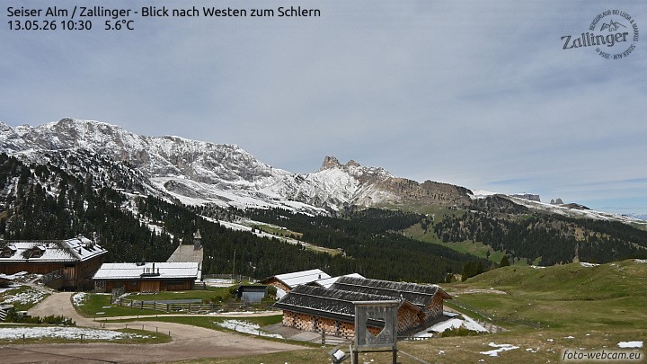 Archiv Foto Webcam Almgasthof Zallinger (Dolomiten)
