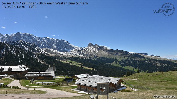 Archiv Foto Webcam Almgasthof Zallinger (Dolomiten)