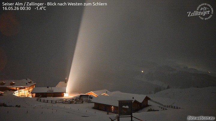 Archiv Foto Webcam Almgasthof Zallinger (Dolomiten)