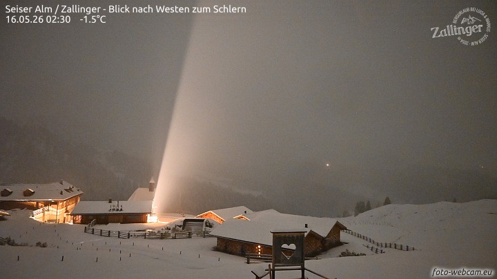 Archiv Foto Webcam Almgasthof Zallinger (Dolomiten)