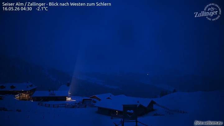 Archiv Foto Webcam Almgasthof Zallinger (Dolomiten)