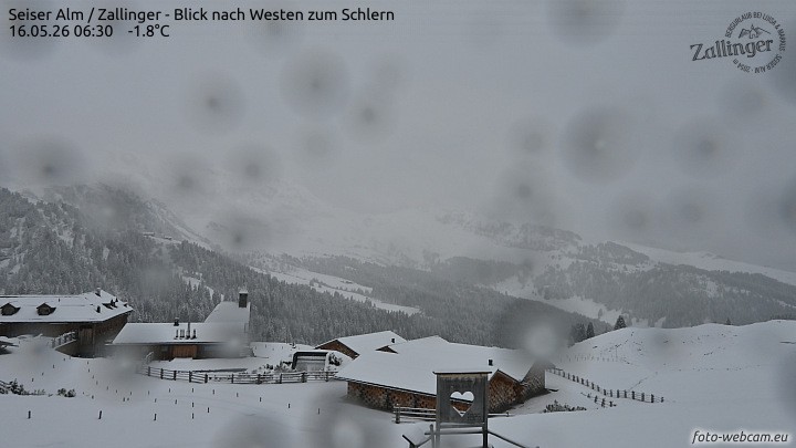 Archiv Foto Webcam Almgasthof Zallinger (Dolomiten)