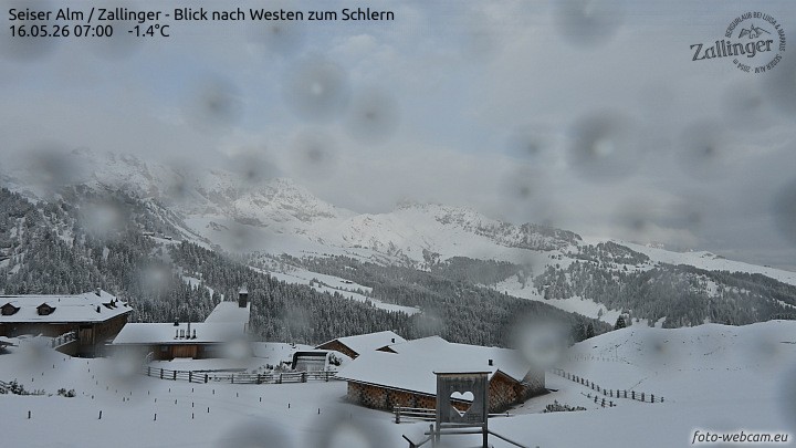 Archiv Foto Webcam Almgasthof Zallinger (Dolomiten)