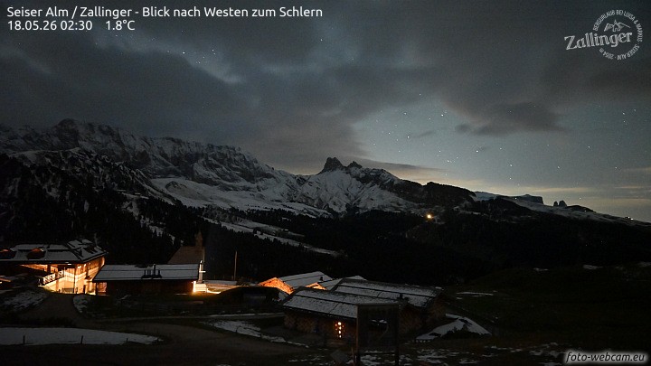 Archiv Foto Webcam Almgasthof Zallinger (Dolomiten)