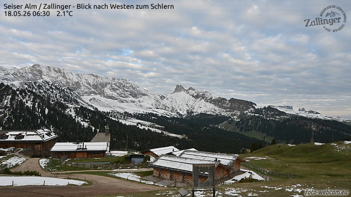 Archiv Foto Webcam Almgasthof Zallinger (Dolomiten)