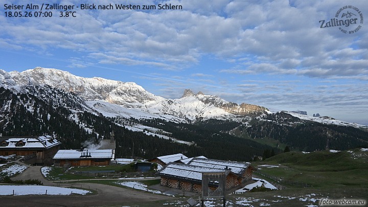 Archiv Foto Webcam Almgasthof Zallinger (Dolomiten)