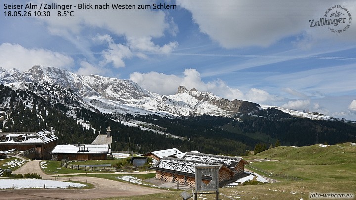 Archiv Foto Webcam Almgasthof Zallinger (Dolomiten)