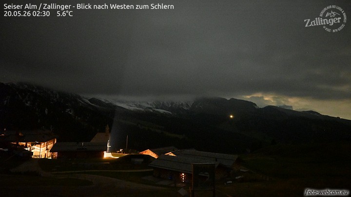 Archiv Foto Webcam Almgasthof Zallinger (Dolomiten)