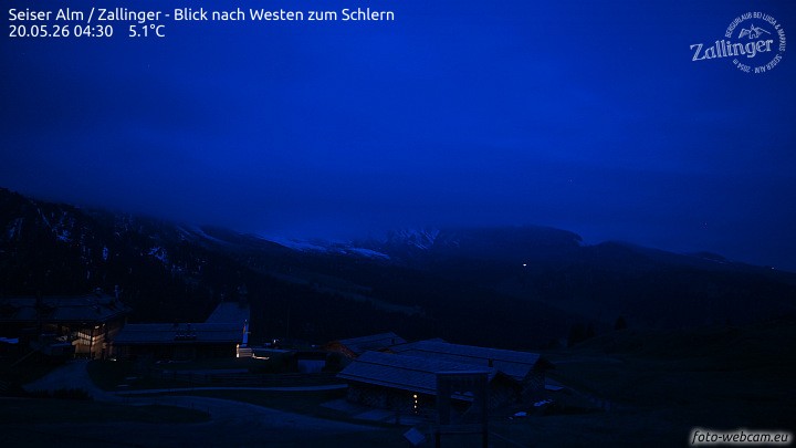 Archiv Foto Webcam Almgasthof Zallinger (Dolomiten)