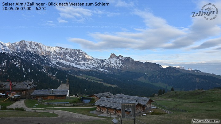 Archiv Foto Webcam Almgasthof Zallinger (Dolomiten)