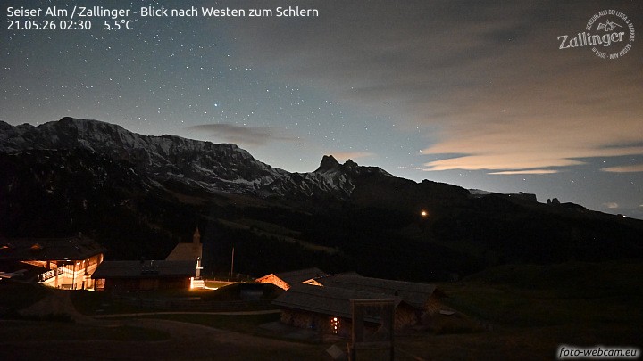 Archiv Foto Webcam Almgasthof Zallinger (Dolomiten)