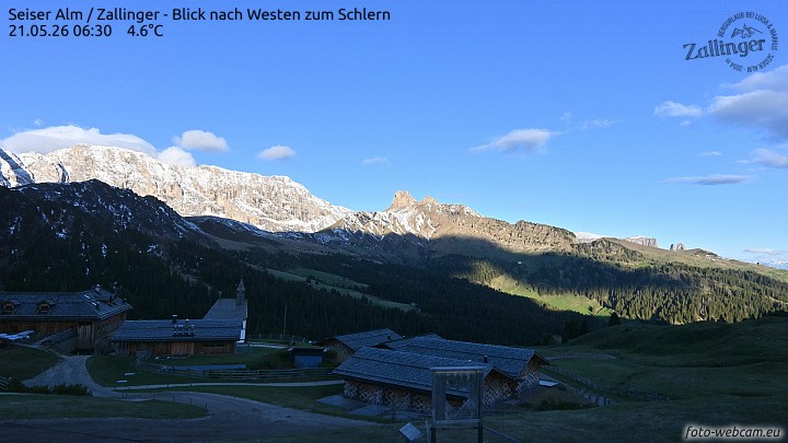 Archiv Foto Webcam Almgasthof Zallinger (Dolomiten)