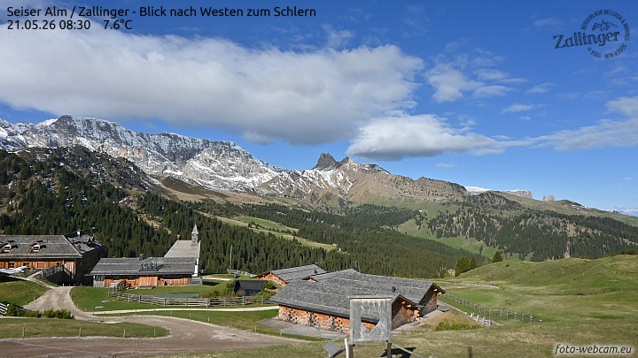 Archiv Foto Webcam Almgasthof Zallinger (Dolomiten)