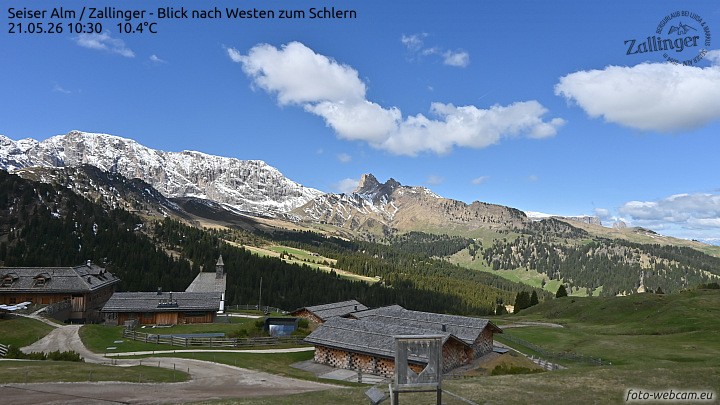 Archiv Foto Webcam Almgasthof Zallinger (Dolomiten)