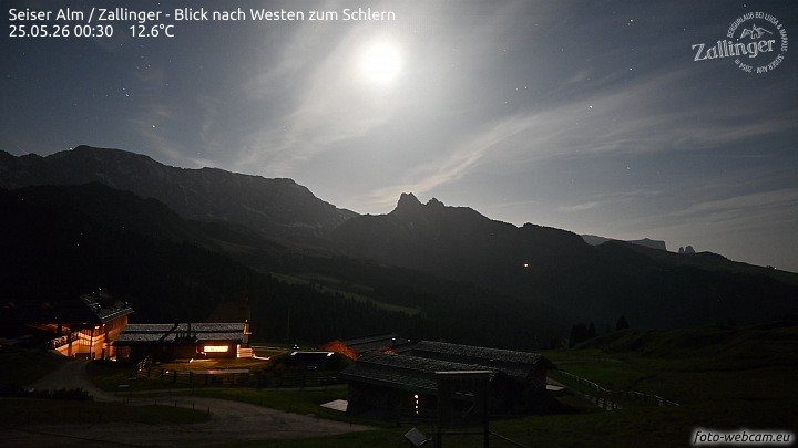 Archived image Webcam Almgasthof Zallinger