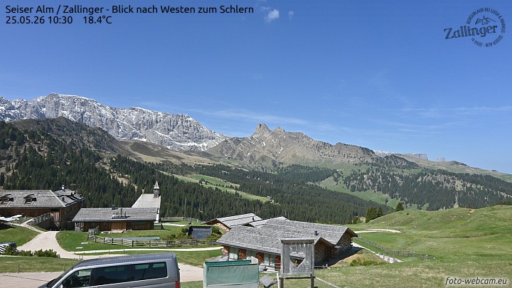 Archiv Foto Webcam Almgasthof Zallinger (Dolomiten)
