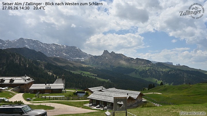 Archiv Foto Webcam Almgasthof Zallinger (Dolomiten)