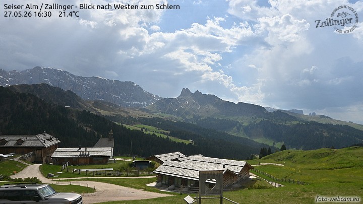 Archiv Foto Webcam Almgasthof Zallinger (Dolomiten)